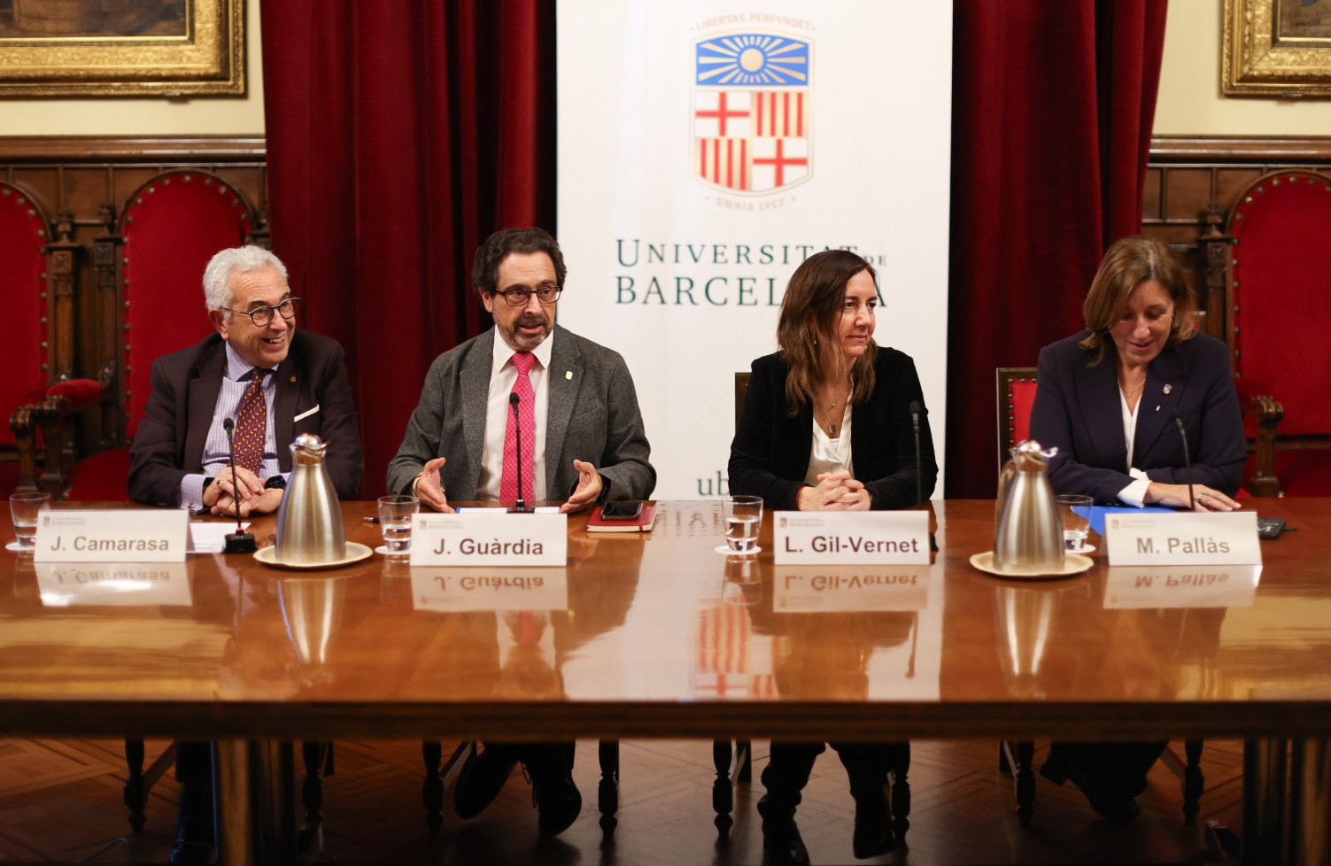 Jordi Camarasa, Joan Guàrdia, Laura Gil-Vernet i Mercè Pallàs