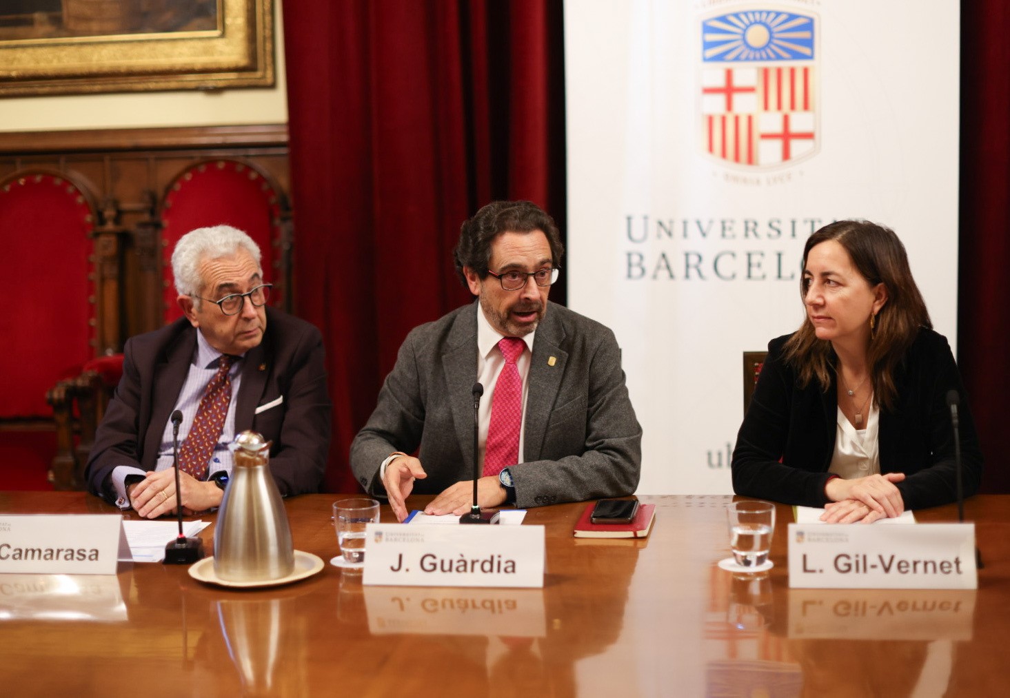 Jordi Camarasa, Joan Guàrdia i Laura Gil-Vernet